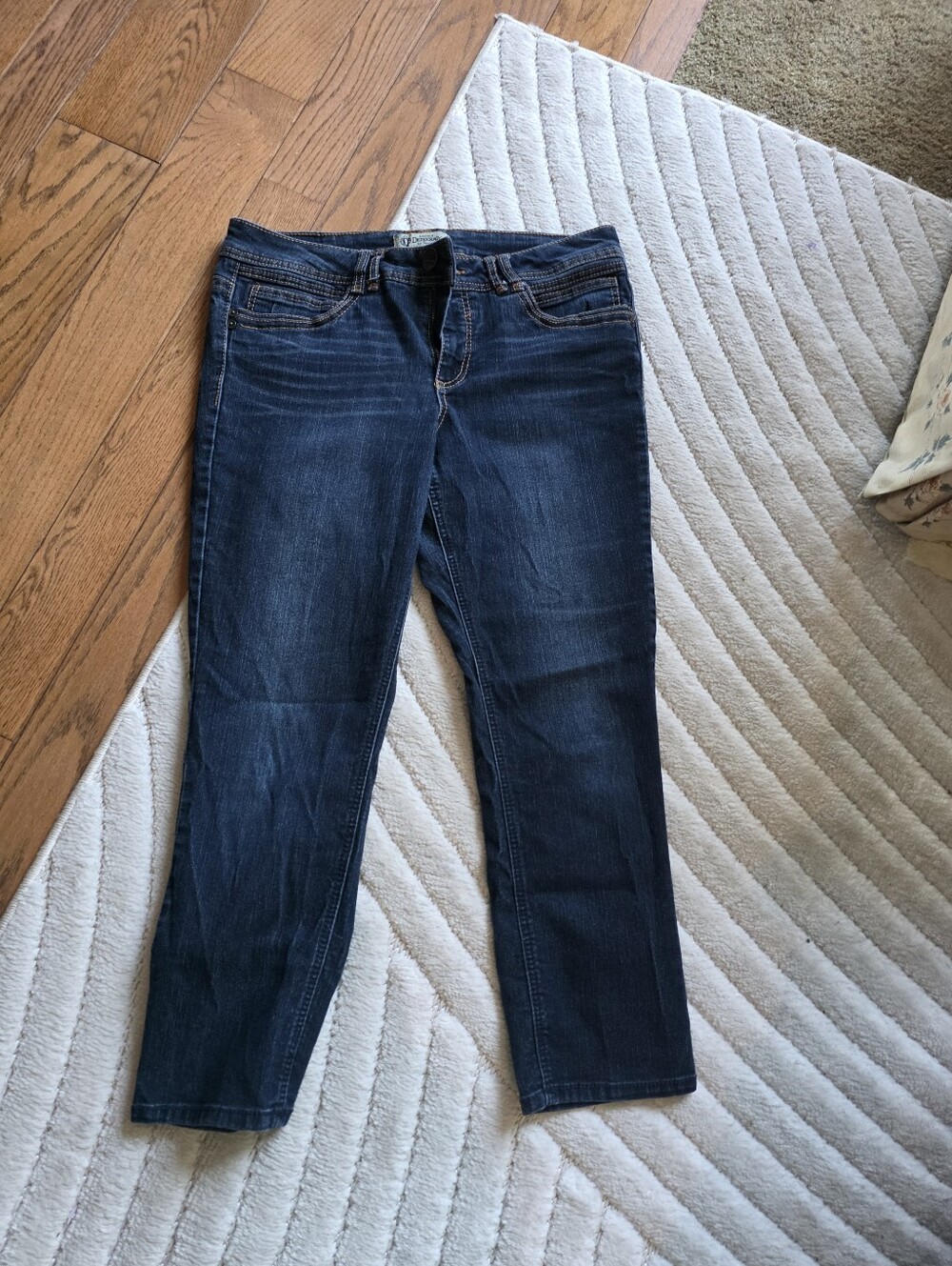Democracy Women's Dark Blue Straight Leg Jeans